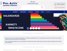 Tablet Screenshot of pro-activ.pl